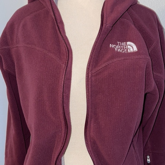 The North Face Womens Red Fleece Windwall Hoodie
Jacket Full Zip Zip Pockets xs - Picture 3 of 8